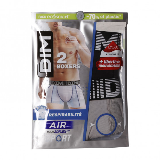 2PACK boxer uomo DIM multicolore (DI0001N1-9LU)