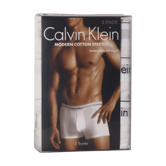 3PACK boxer da uomo Calvin Klein bianco (NB2380A-100)