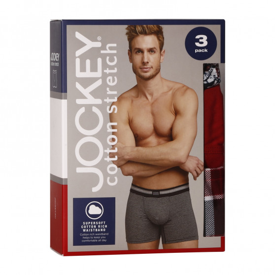 3PACK boxer uomo Jockey multicolore (17301733 313)