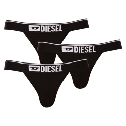 3PACK calzini da uomo Diesel nero (00SH9I-0GDAC-E4101)