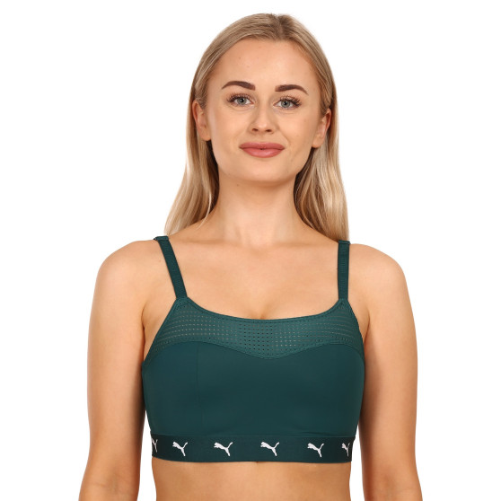 Reggiseno sportivo da donna Puma verde (701219634 002)