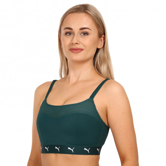 Reggiseno sportivo da donna Puma verde (701219634 002)