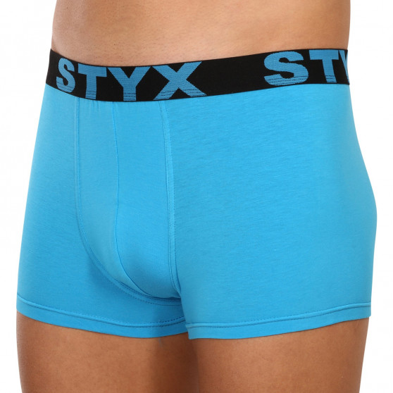 Boxer da uomo Styx sport elastico blu chiaro (G1169)