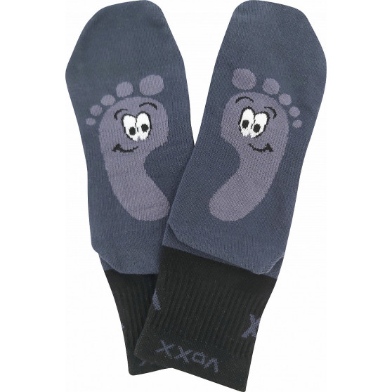 3PACK calzini VoXX grigio scuro (Barefootan-darkgrey)