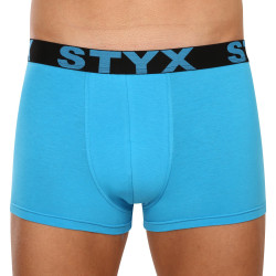 Boxer da uomo Styx sportivo elastico oversize blu chiaro (R1169)