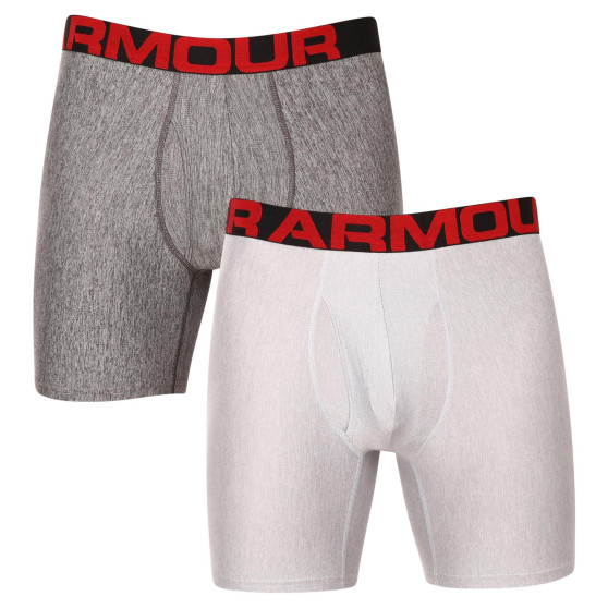 2PACK boxer uomo Under Armour grigio (1363619 011)