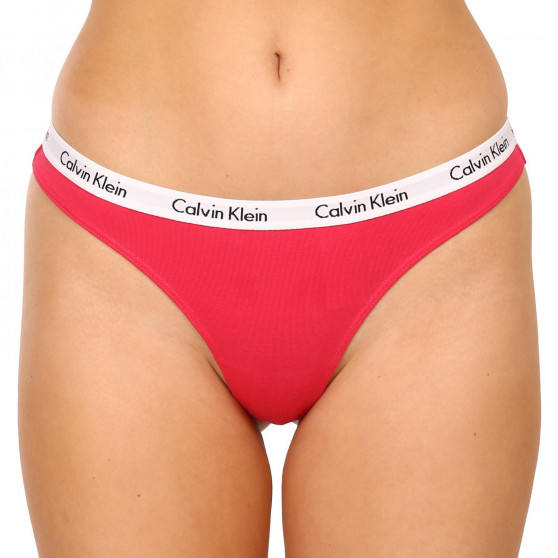 3PACK perizoma donna Calvin Klein oversize multicolore (QD3800E-658)