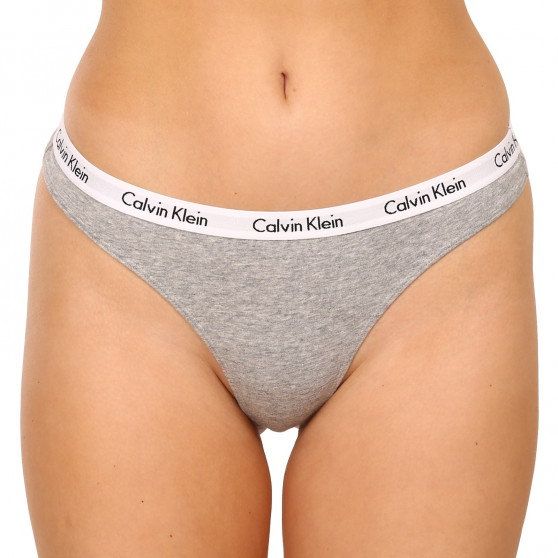 3PACK perizoma donna Calvin Klein oversize multicolore (QD3800E-658)