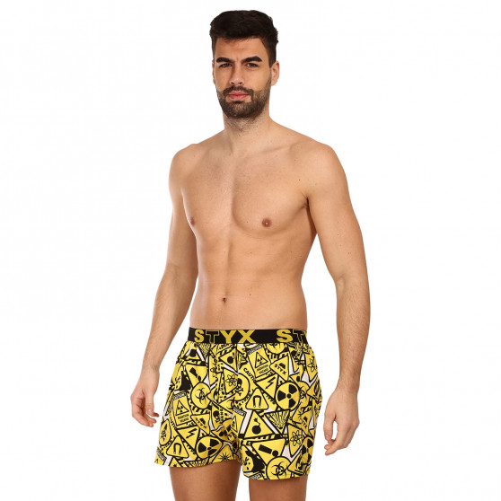 Boxer da uomo Styx arte sport gomma allarme (B1350)