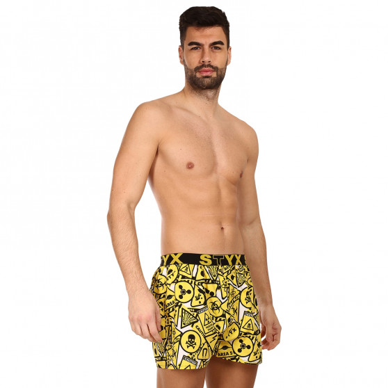 Boxer da uomo Styx arte sport gomma allarme (B1350)