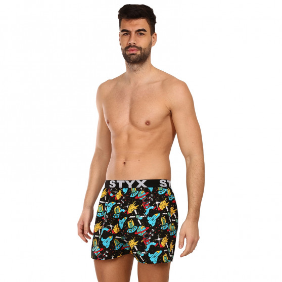 Boxer da uomo Styx arte sport universo gomma (B1551)