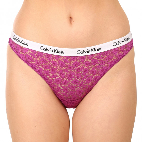 3PACK Mutandine brasiliane da donna Calvin Klein multicolore (QD3925E-6VY)