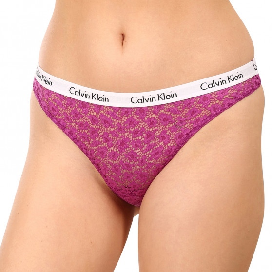 3PACK Mutandine brasiliane da donna Calvin Klein multicolore (QD3925E-6VY)