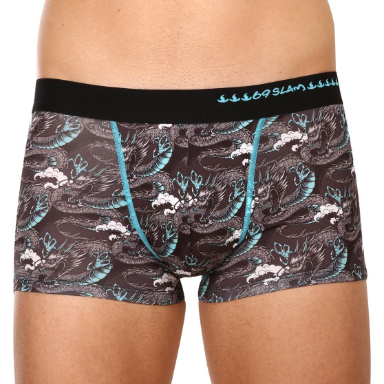 Boxer uomo 69SLAM hip moon dragon blu (MSYMNB-PO)