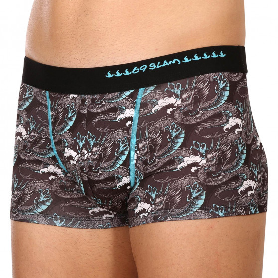 Boxer uomo 69SLAM hip moon dragon blu (MSYMNB-PO)