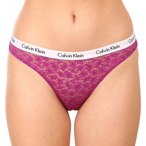 3PACK mutandine donna Calvin Klein oversize multicolore (QD3975E-6Q2)