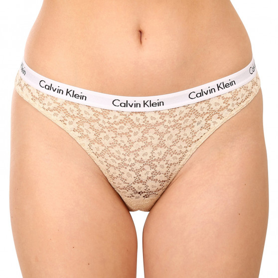 3PACK mutandine donna Calvin Klein oversize multicolore (QD3975E-6Q2)