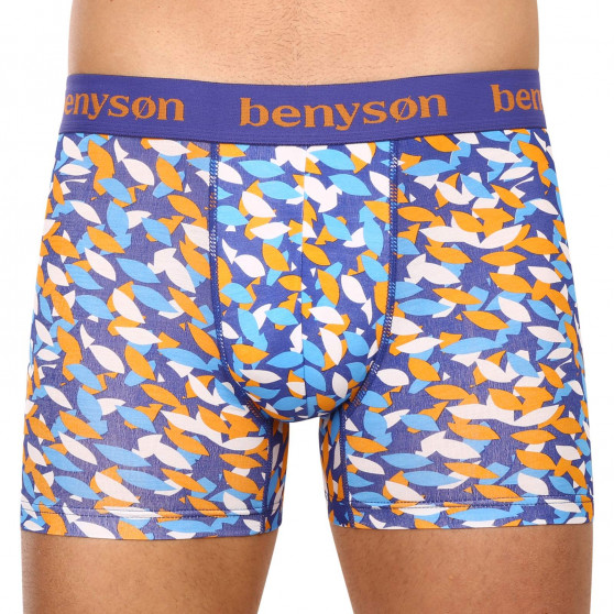 3PACK boxer uomo Benysøn bambù multicolore (BENY-7010)