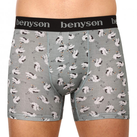 3PACK boxer uomo Benysøn bambù multicolore (BENY-7010)