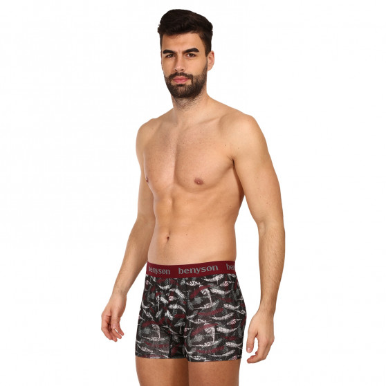 3PACK boxer uomo Benysøn bambù multicolore (BENY-7010)