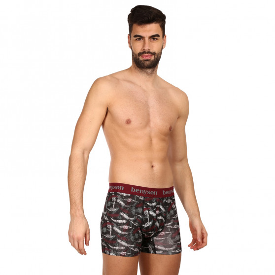 3PACK boxer uomo Benysøn bambù multicolore (BENY-7010)