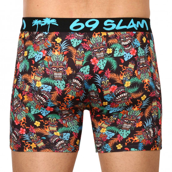 Boxer da uomo 69SLAM fit hawaiian tiki (MBYHWT-PO)