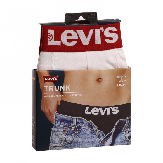 2PACK boxer da uomo Levis bianco (905002001 317)