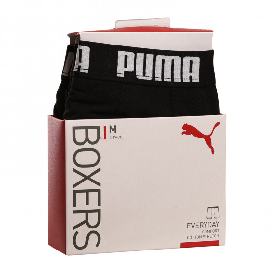 3PACK boxer da uomo Puma nero (701206546 001)