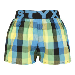 Boxer da bambino Styx sport elastico multicolore (BJ936)