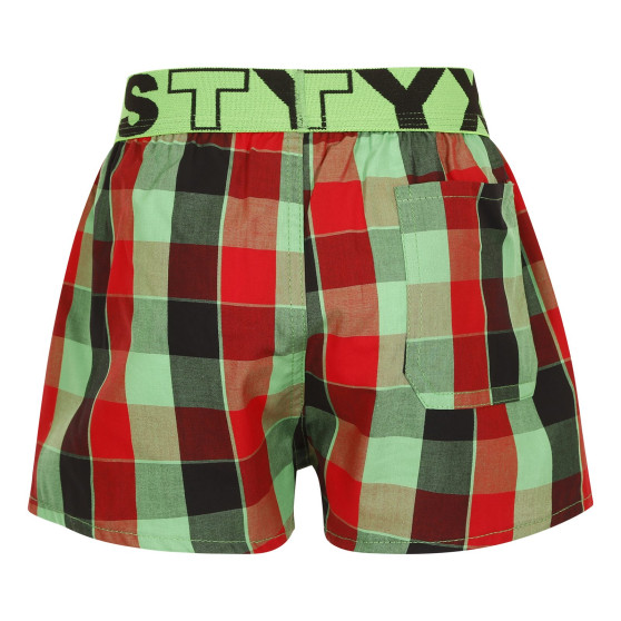 Boxer da bambino Styx sport elastico multicolore (BJ938)