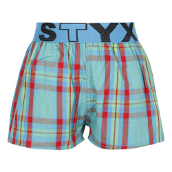 Boxer da bambino Styx sport elastico multicolore (BJ939)