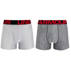 2PACK boxer uomo Under Armour oversize grigio (1363618 011)