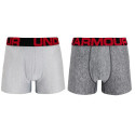 2PACK boxer uomo Under Armour oversize grigio (1363618 011)