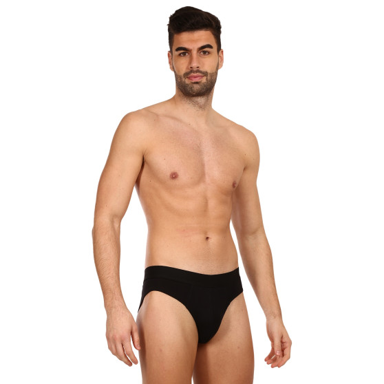 10PACK slip uomo Nedeto nero (10NDTS001)