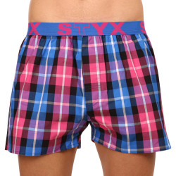 Boxer da uomo Styx sport elastico multicolore (B932)