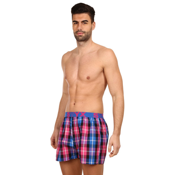 Boxer da uomo Styx sport elastico multicolore (B932)