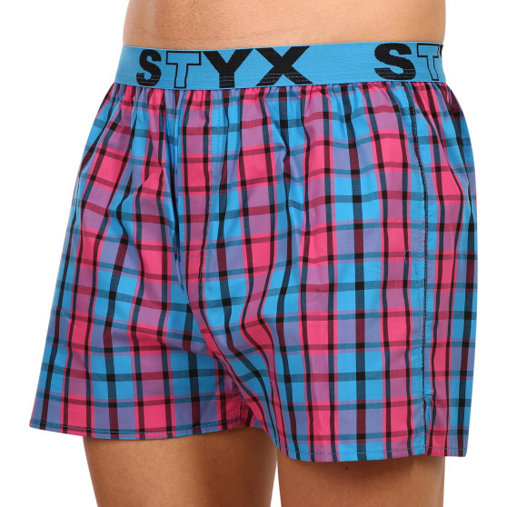 Boxer da uomo Styx sport elastico multicolore (B934)