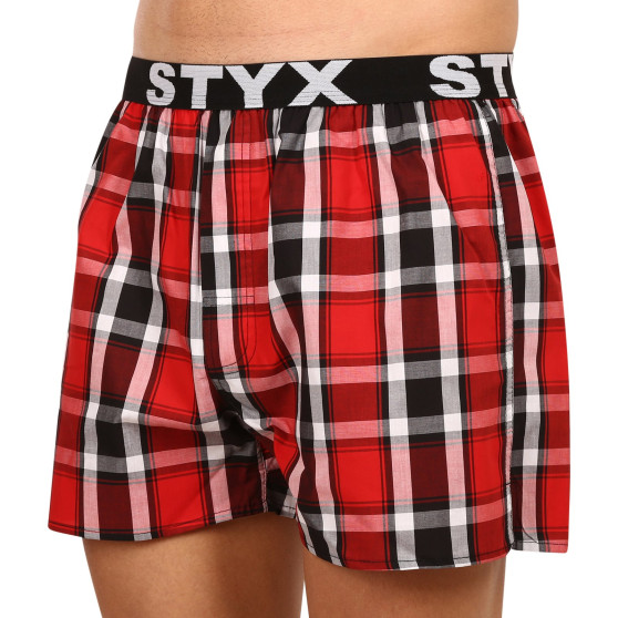 Boxer da uomo Styx sport elastico multicolore (B935)