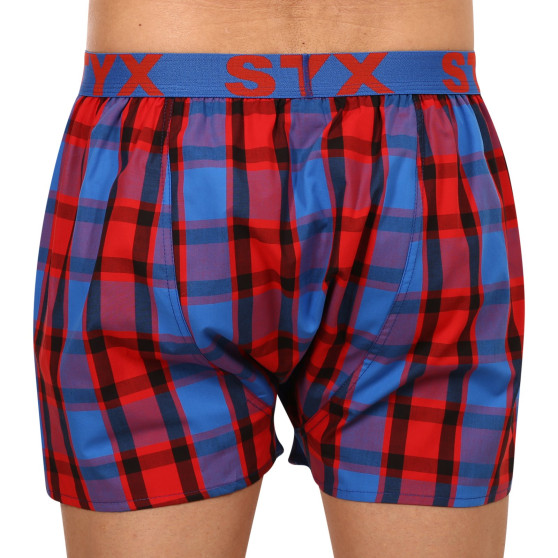 Boxer da uomo Styx sport elastico multicolore (B937)