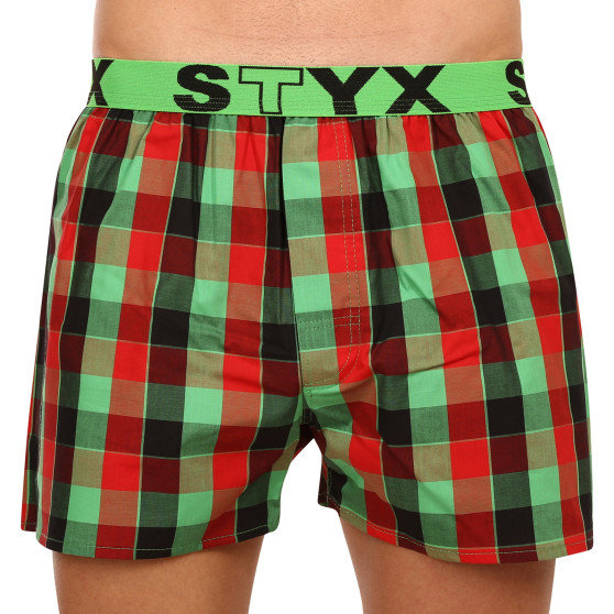 Boxer da uomo Styx sport elastico multicolore (B938)