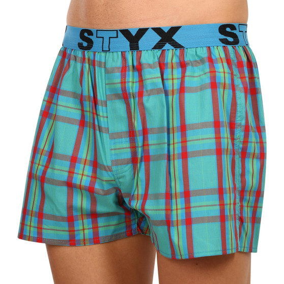 Boxer da uomo Styx sport elastico multicolore (B939)