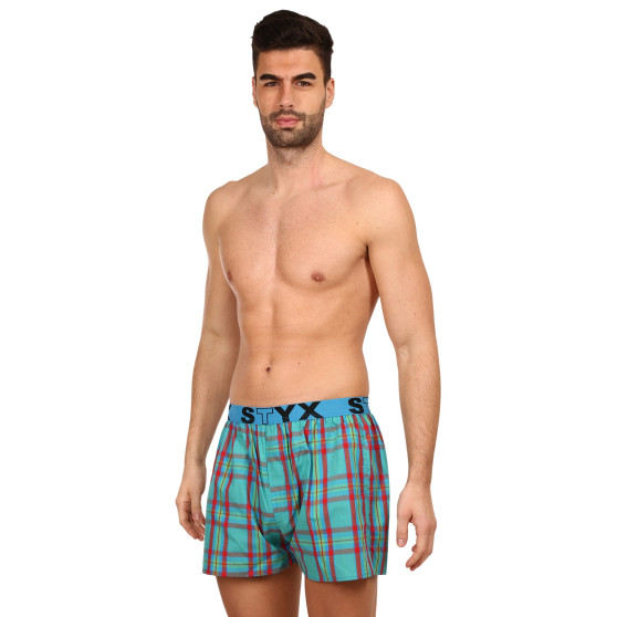 Boxer da uomo Styx sport elastico multicolore (B939)