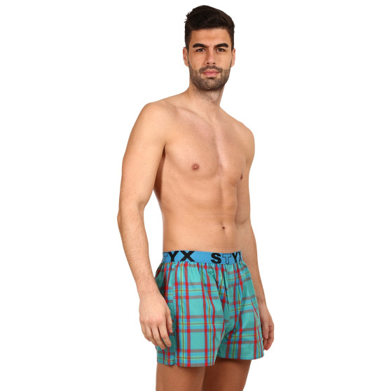 Boxer da uomo Styx sport elastico multicolore (B939)