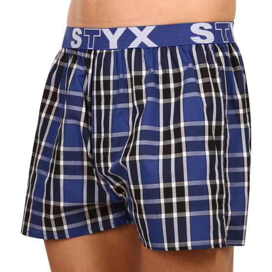 Boxer da uomo Styx sport elastico multicolore (B940)