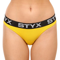 Mutandine donna Styx sport elastico giallo (IK1068)