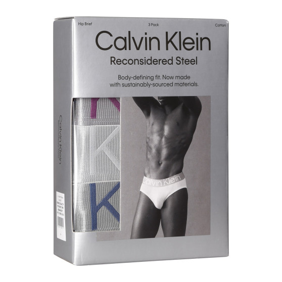 3PACK slip uomo Calvin Klein multicolore (NB3129A-C7Y)