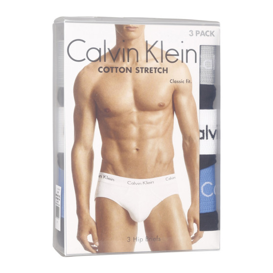 3PACK slip uomo Calvin Klein multicolore (U2661G-CAZ)