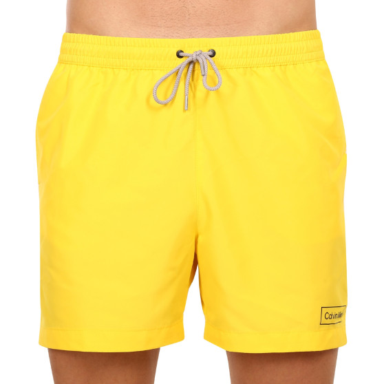 Costumi da bagno per uomo Calvin Klein giallo (KM0KM00787 ZGR)