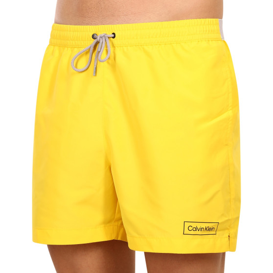 Costumi da bagno per uomo Calvin Klein giallo (KM0KM00787 ZGR)