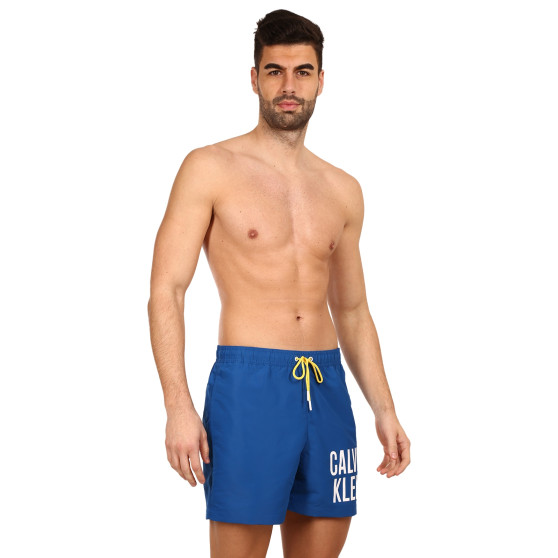 Costumi da bagno per uomo Calvin Klein blu (KM0KM00790 C3A)